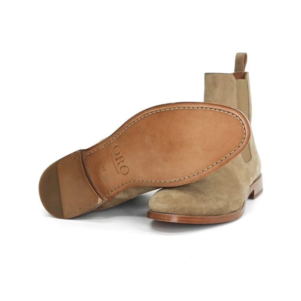 ORO | tan Suede Chelsea Boot